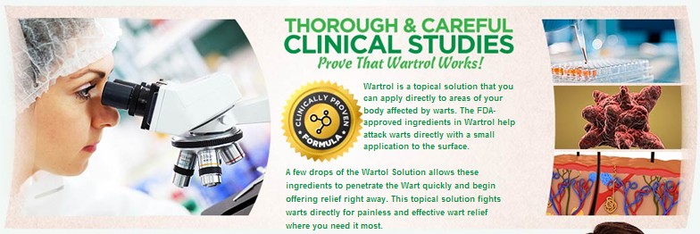 Wartrol Wart Remover Clinical Studies